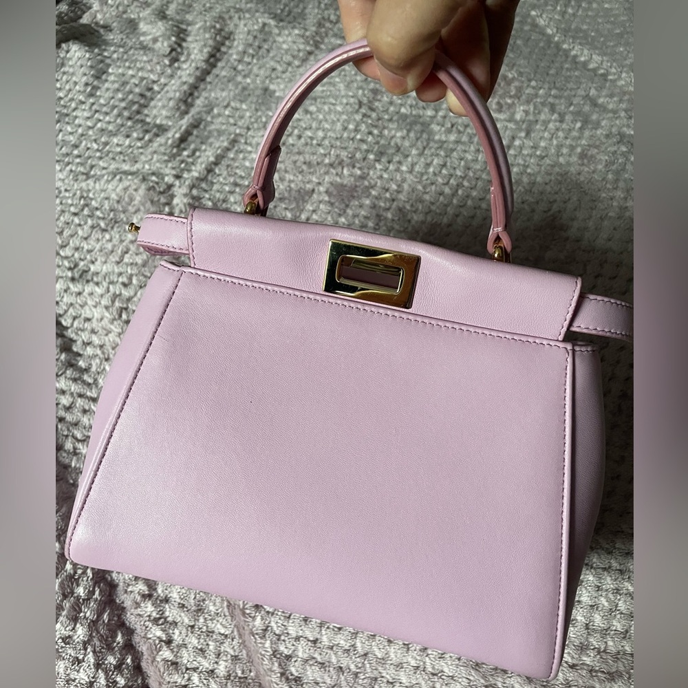 Fendi mini peekaboo pink